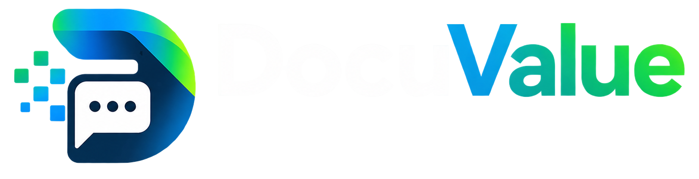 Logo de DocuValue