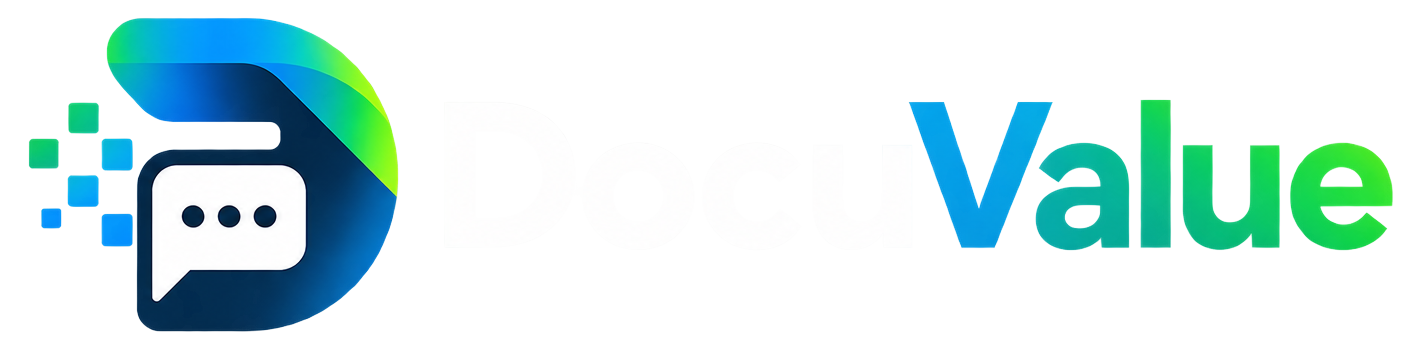 Logo de DocuValue